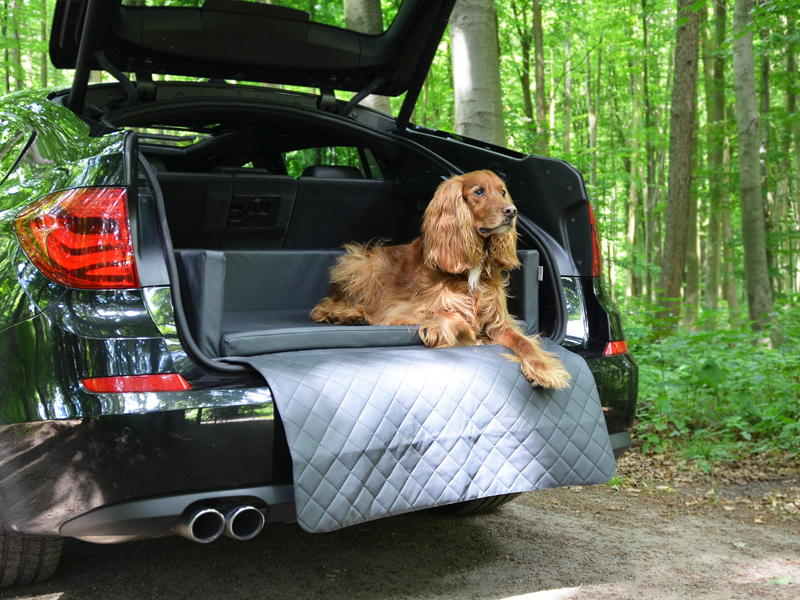 Kofferraum Hundebett aus schmutzresistentem Kunstleder - Travelmat Basic